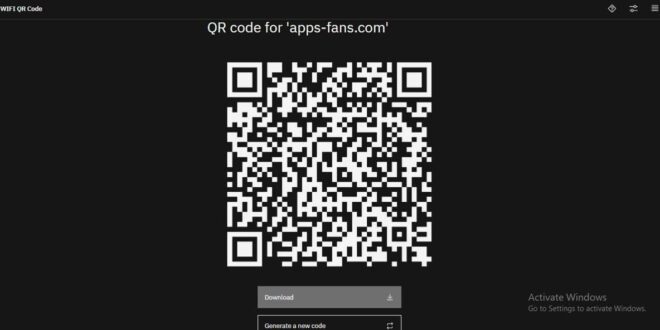 إنشاء QR كود لمشاركة كلمة مرور واي فاي بسهولة