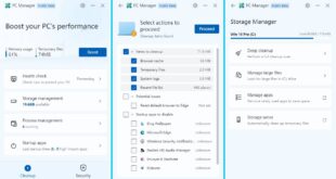 برنامج PC Manager لتنظيف وتسريع الجهاز من مايكروسوفت