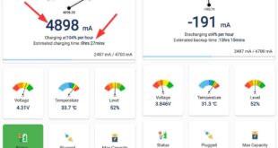 قياس سرعة شحن بطارية أندرويد لاختيار أسرع شاحن