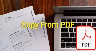 جعل PDF قابل للنسخ دون تحويله إلى Word