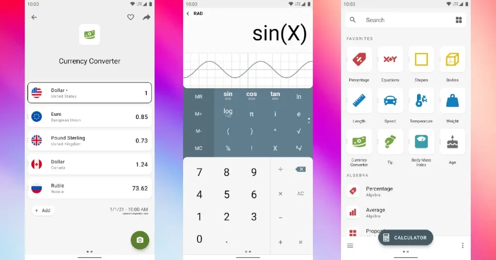 أفضل آلة حاسبة للاندرويد توفر أزيد من 50 أداة للحساب والتحويل