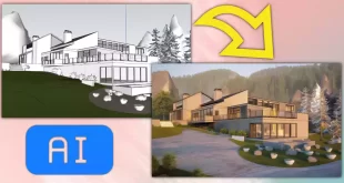 تحويل رسم المنزل إلى تصميم واقعي بالذكاء الاصطناعي